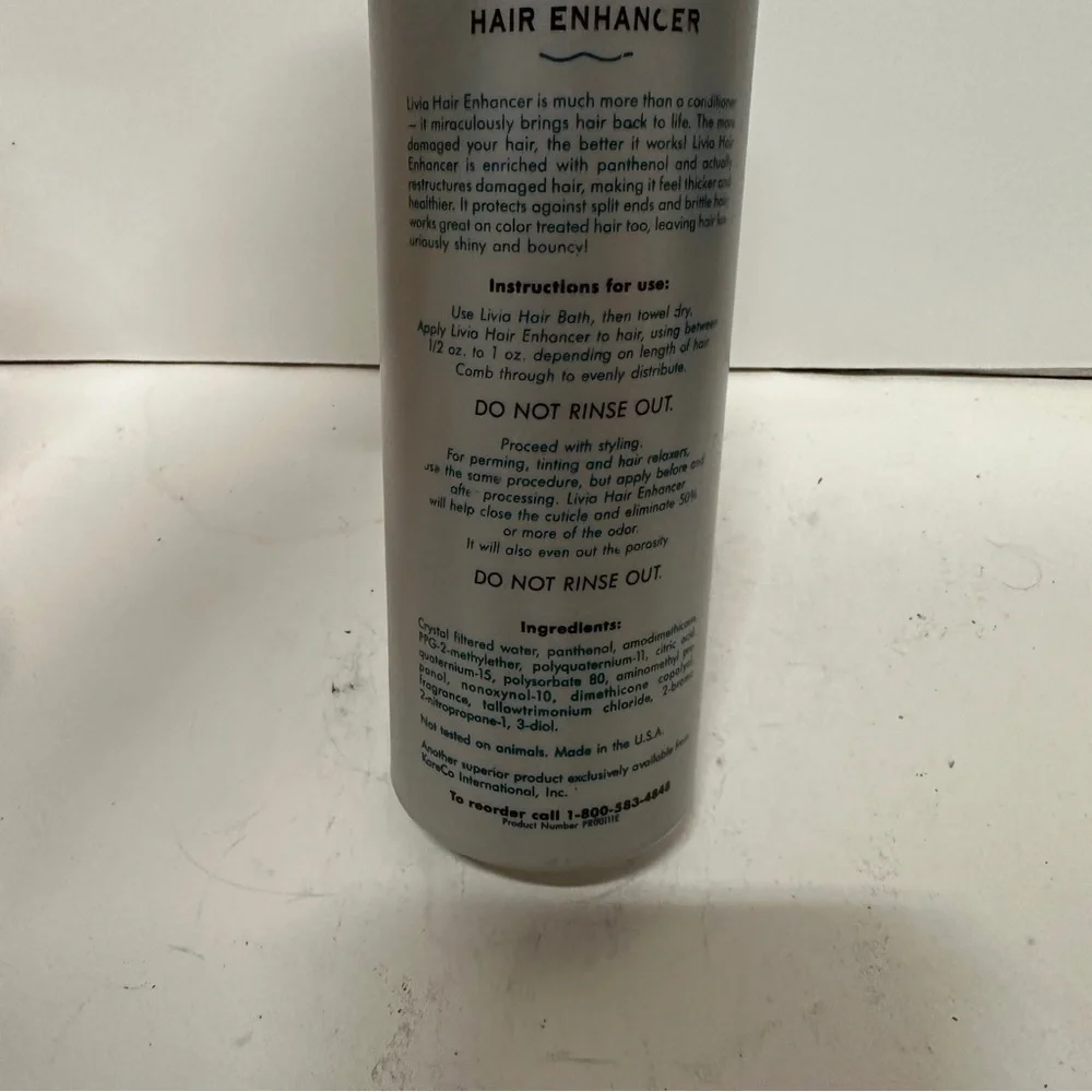 Livia Hair Enhancer 16 OZ HTF